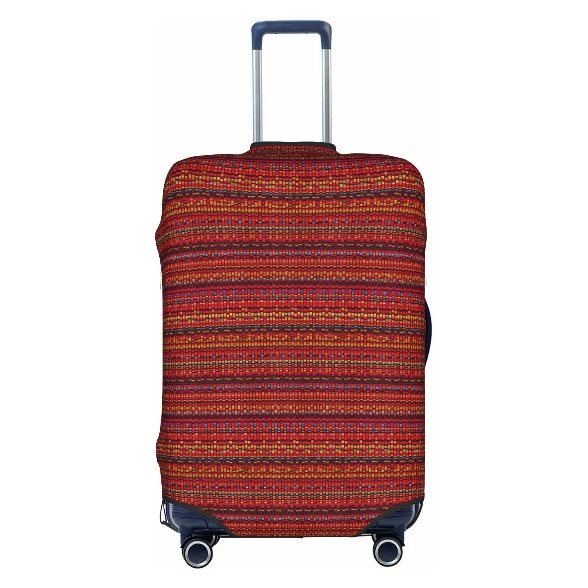 Mexican Serape Colorful Geometric Stripes Suitcase Cover Dust Proof Cinco De Mayo Luggage Protective Covers for 18-32 inch