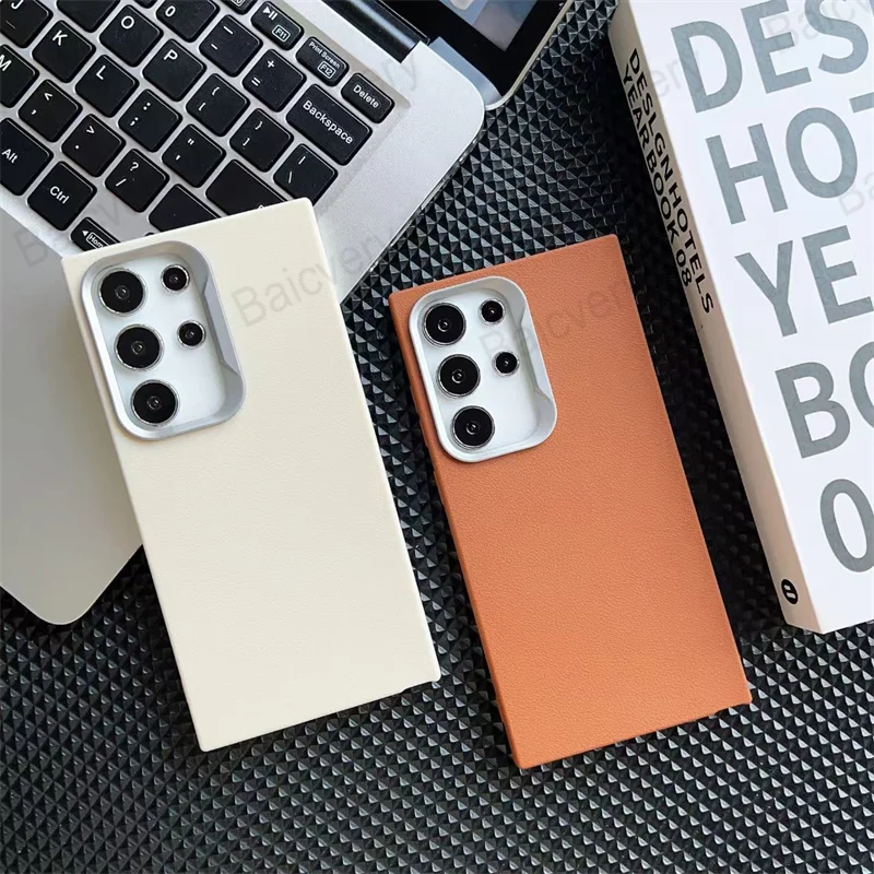 Для Itel S25 ультра ударопрочный роскошный кожаный мягкий защитный чехол из искусственной кожи на заднюю панель с защитой от царапин чехол для телефона