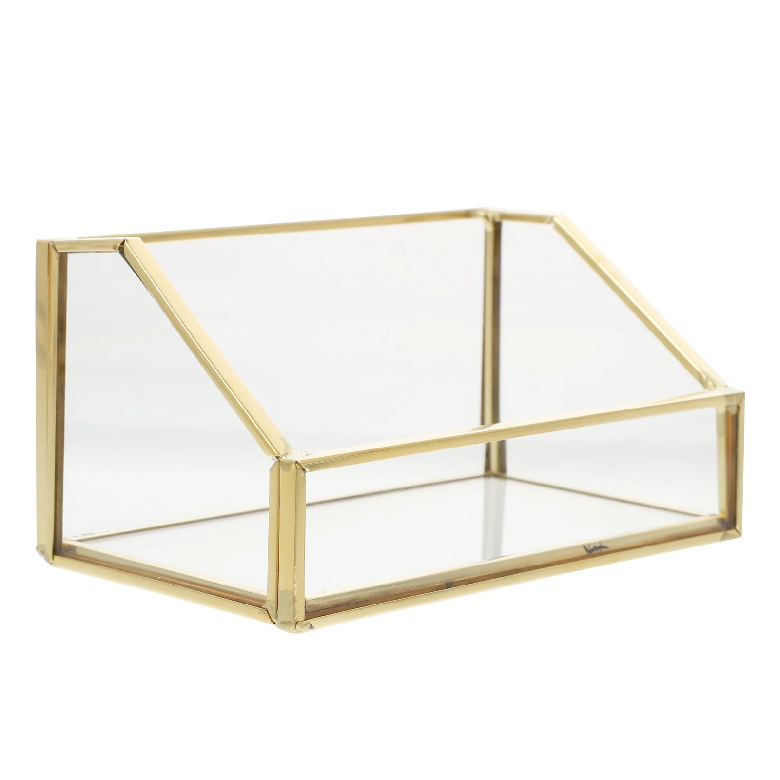 

1Pcs Business Cards Holder Premium Material Desktop Organizer Stylish Storage Box for Office School Home Use Compact Neat Case