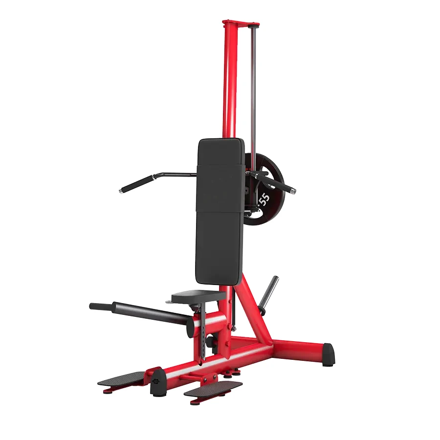 OEM High Pull Squat Plate Loaded Gym Fitness Equipment Commercial Use Steel Machines for Arm Chest Back Workout Safety Features
