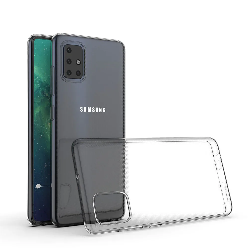 Klare Hülle für Samsung Galaxy A71, transparente, weiche Silikon-TPU-Handyhülle für Samsung A71, 4G-Rückseite, A71, A71, 5G, klare Hülle – Detail 3