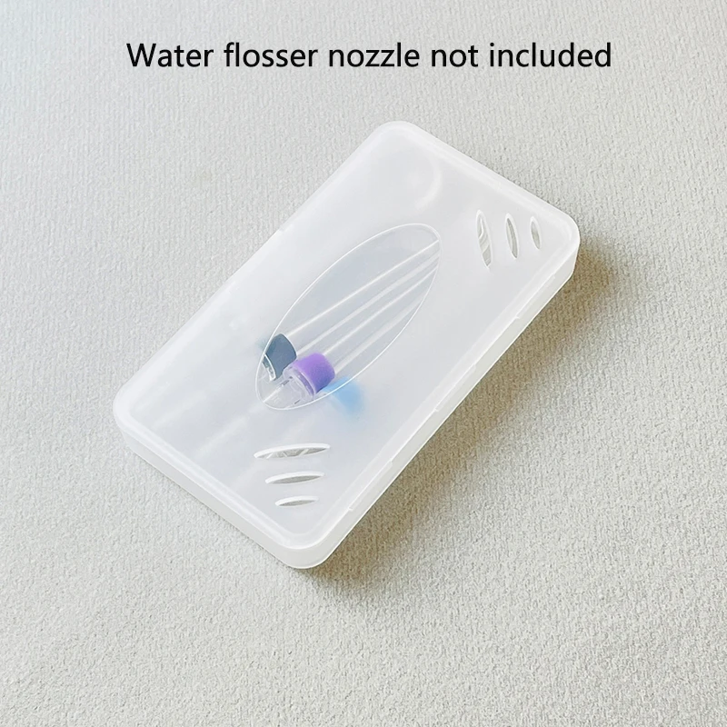 Portable Storage Box For Oral Irrigator Nozzles Dust-proof Dental Water Jet Flosser Tooth Punch Nozzles Convenient Storage Box