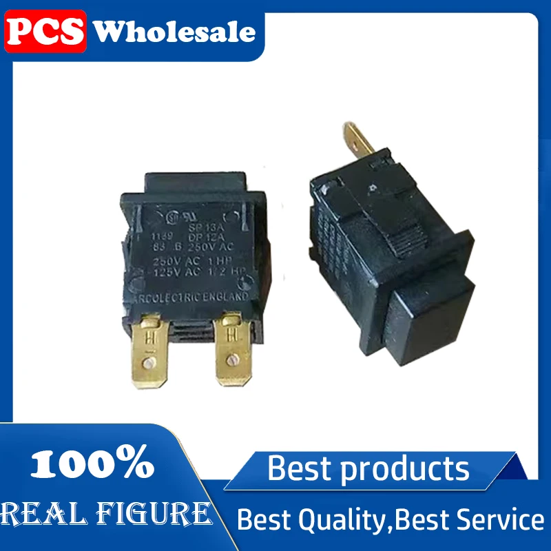 1139 2pin self-locking switch vacuum cleaner switch pure silver contacts 16A 250V