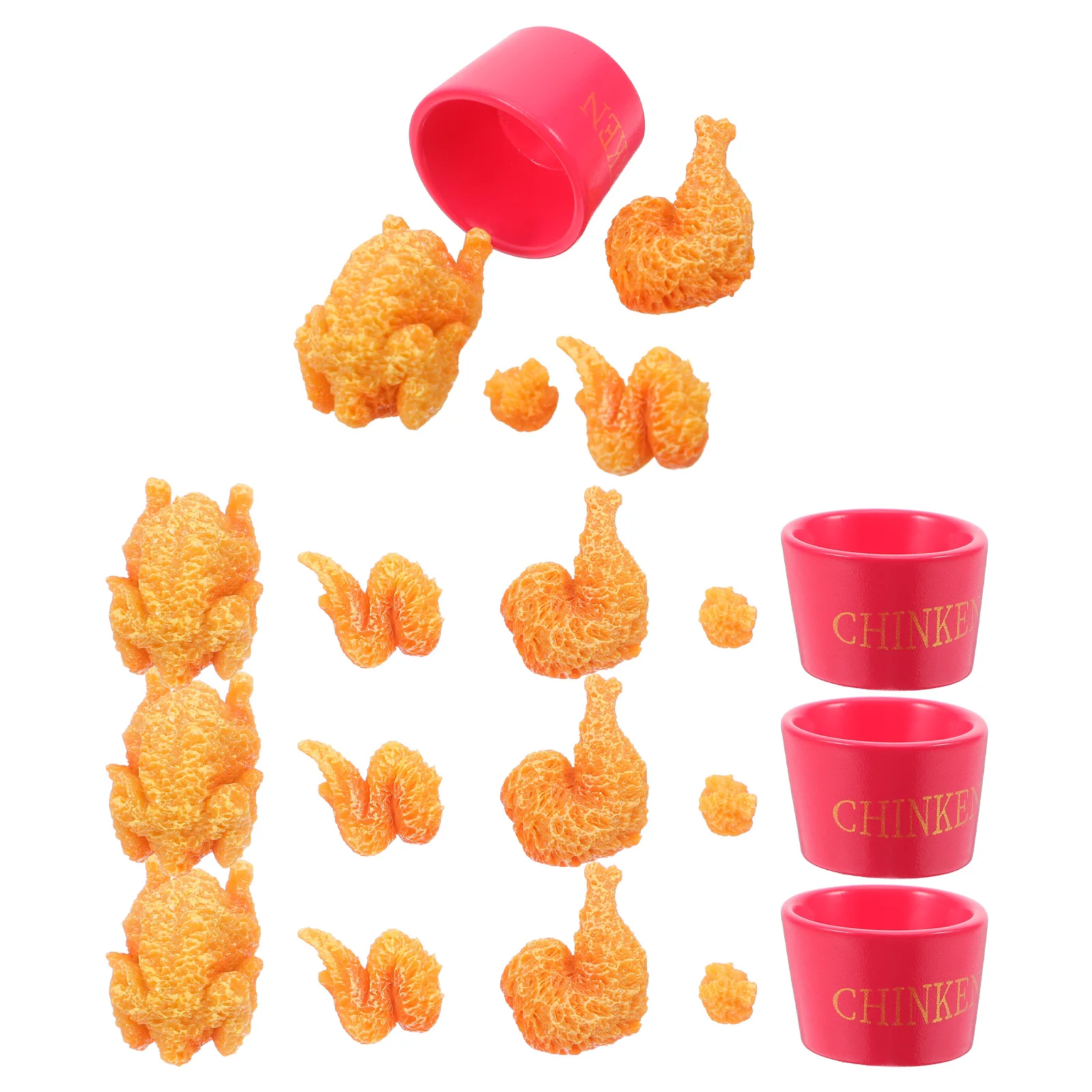 

Simulated Chicken Wings and Drumsticks Decorate Artificial Food Prop Resin Leg Model