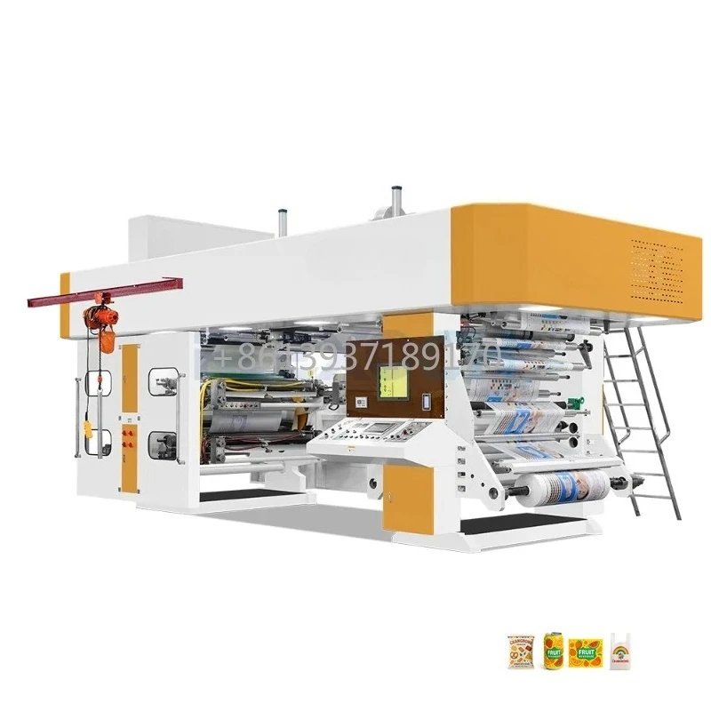 4 Color Flexo Ci Printing Press Manufacturers with Servo Motor