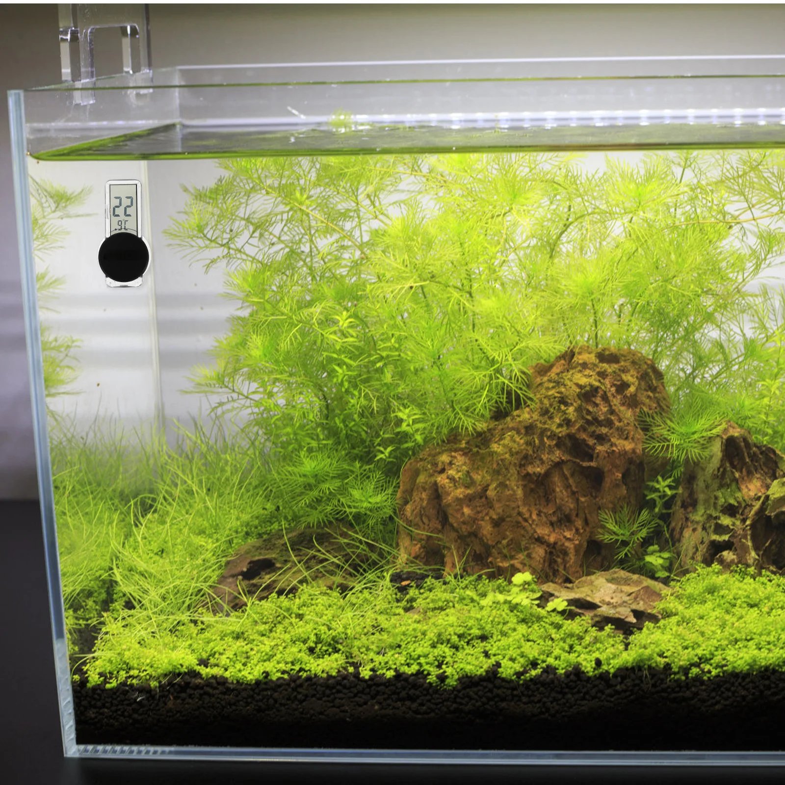 

Premium Plastic Waterproof Reptile Thermometer for Aquarium Fish Tank Reptile Box Temperature Gauge Digital Measuring Device