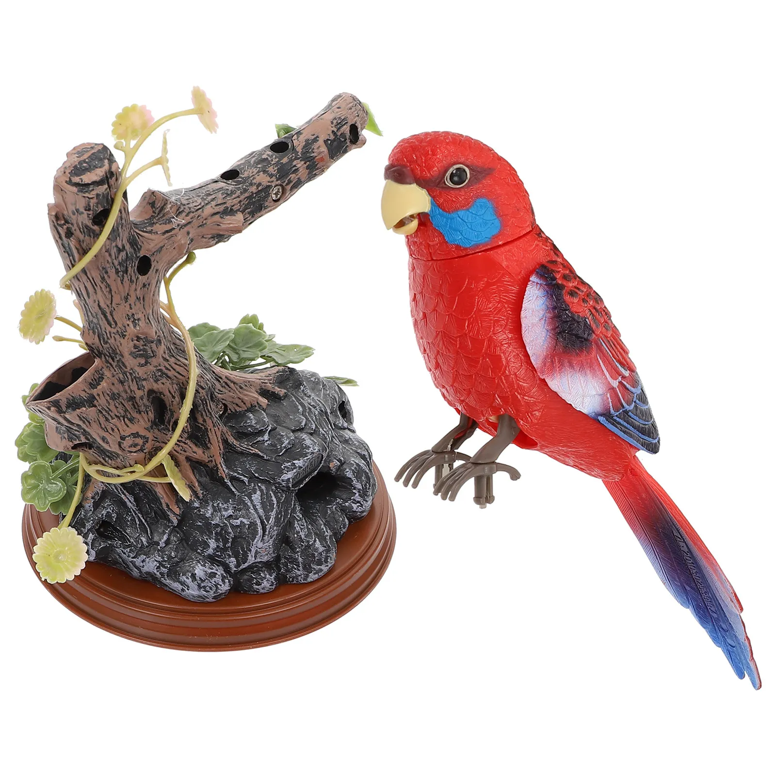 

Interactive Bird Toys Parakeet Sounds Ornament Parrot Talking Simulated Chirping Birds for Children