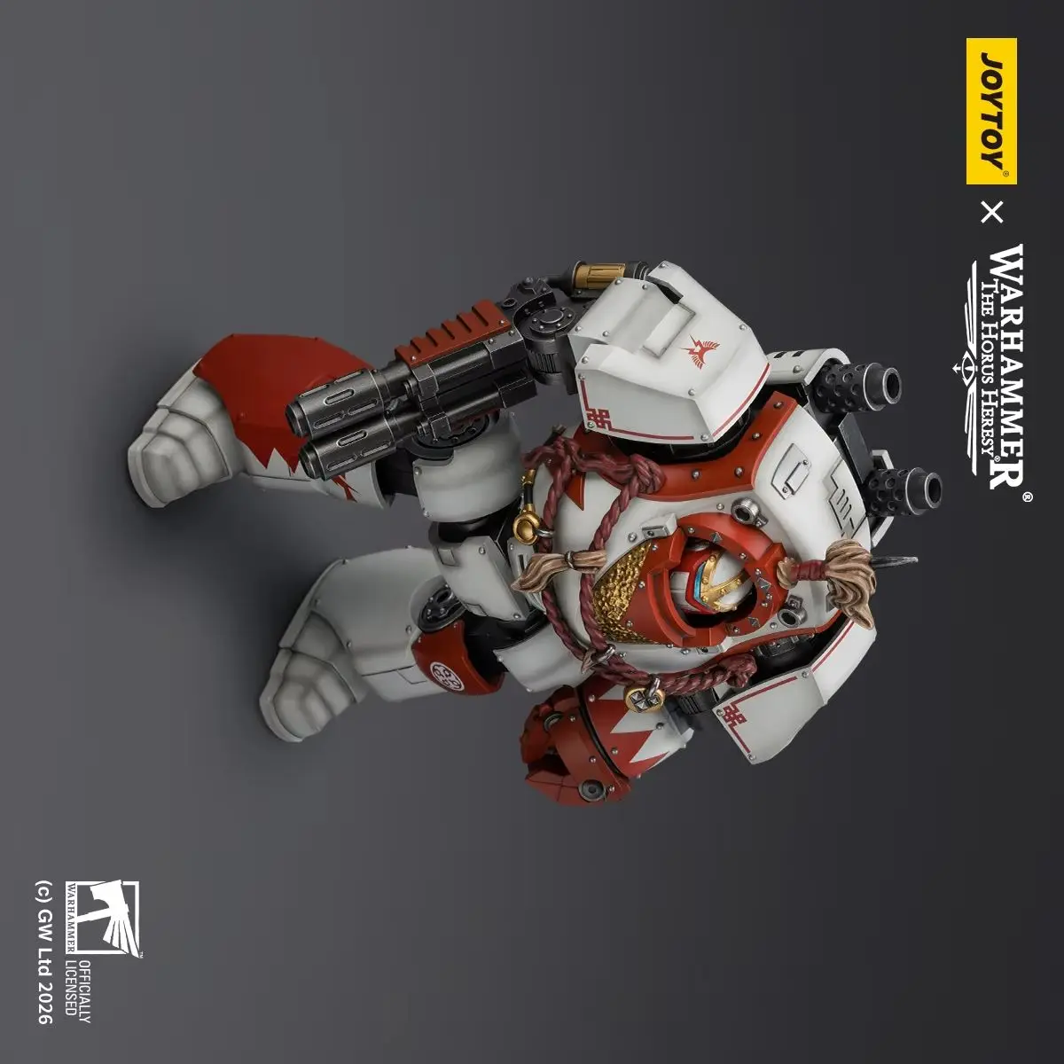 

【Pre Sale】Original JOYTOY Warhammer The Horus Heresy White Scars Contemptor Dreadnought with Melta Cannon and Gravis Power Fist