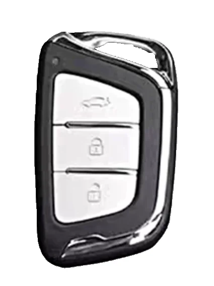 Autozubehör Schlüsselhülle aus Zinklegierung und Leder für JAC JIAYUE J7 A5 X4 X7 IC5 IEV7S S3, Schlüsselanhänger, Schutzhülle, Schlüsselkette – Detail 1