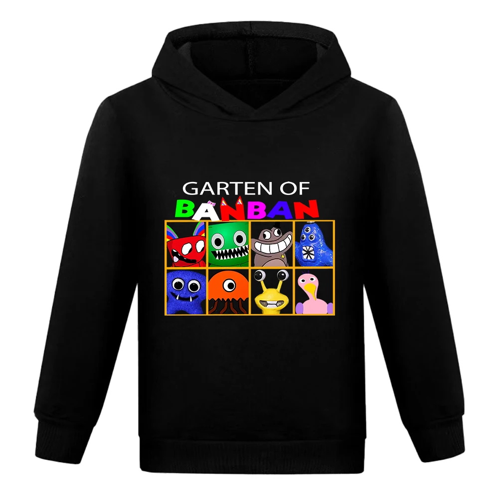 Garten Of BanBan sudaderas con capucha ropa para niños jersey Banban Garden niños Sudadera con capucha niños niñas Sudadera con capucha ropa de calle otoño