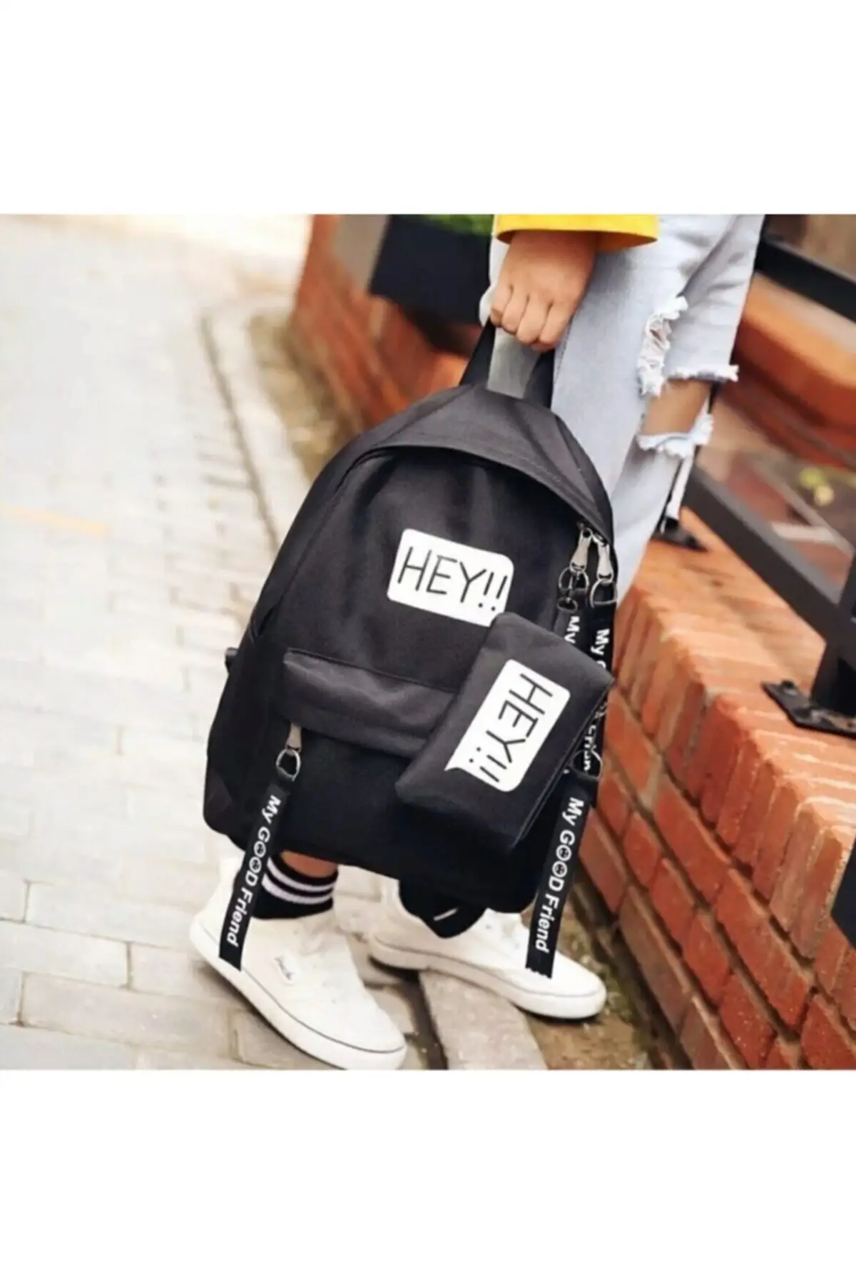Unisex Black Sport Backpack Stylish Useful Multifunctional Fast And Safe Delivery 2022 Trend Model