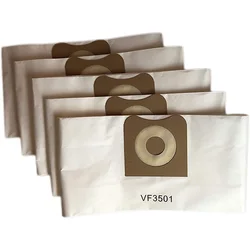 5Pcs Dust Collection Bags Compatible With Ridgid VF3501 3-4.5 Gallon Wet/Dry Vacuum Bags WD40500,WD40700,WD40501,WD45500,WD45220
