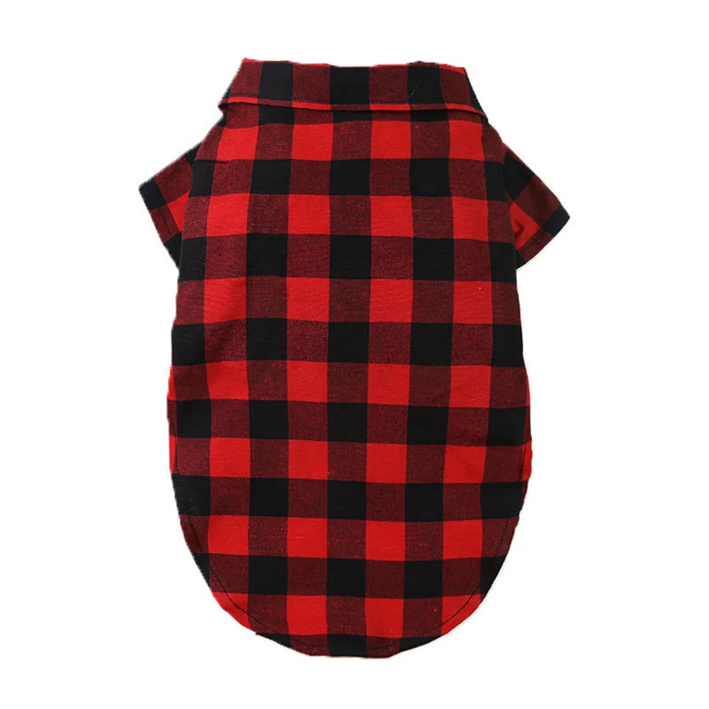 Dog Plaid Shirt Suit Wedding Dress For Teddy Bichon Dog Pet Clothes Cat Spring Summer Autumn Wear