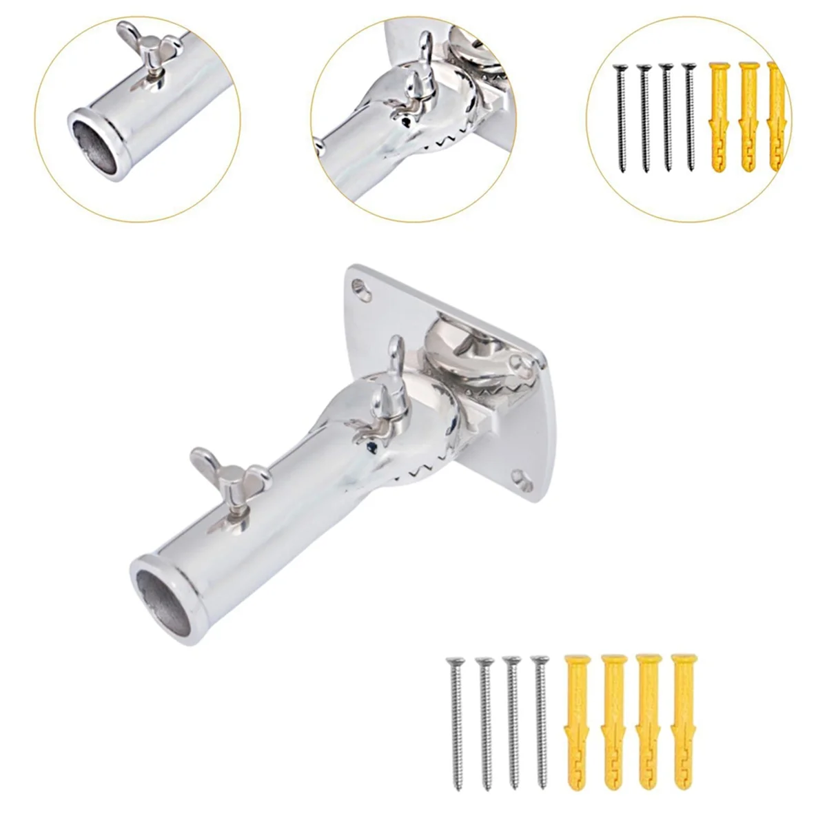 

ABYB держатель флагштока практичная высокопрочная твердая монтажная подставка для внедорожника, квадроцикла, яхт, кораблей, дома, автомобиля