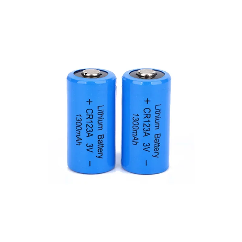 CR123A 3V 1300mAh Non-Rechargeable Lithium Battery for Digital Cameras, Wireless Mice, Calculators and Electronic Devices