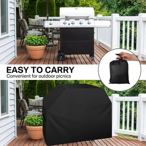 Staub im Freien und wasserdichte Grillabdeckung, Weber Heavy Duty Grill Cover, Regenschutz, Grillen im Freien 10 Hauptverkaufswärmeabweiser Kamado - №8