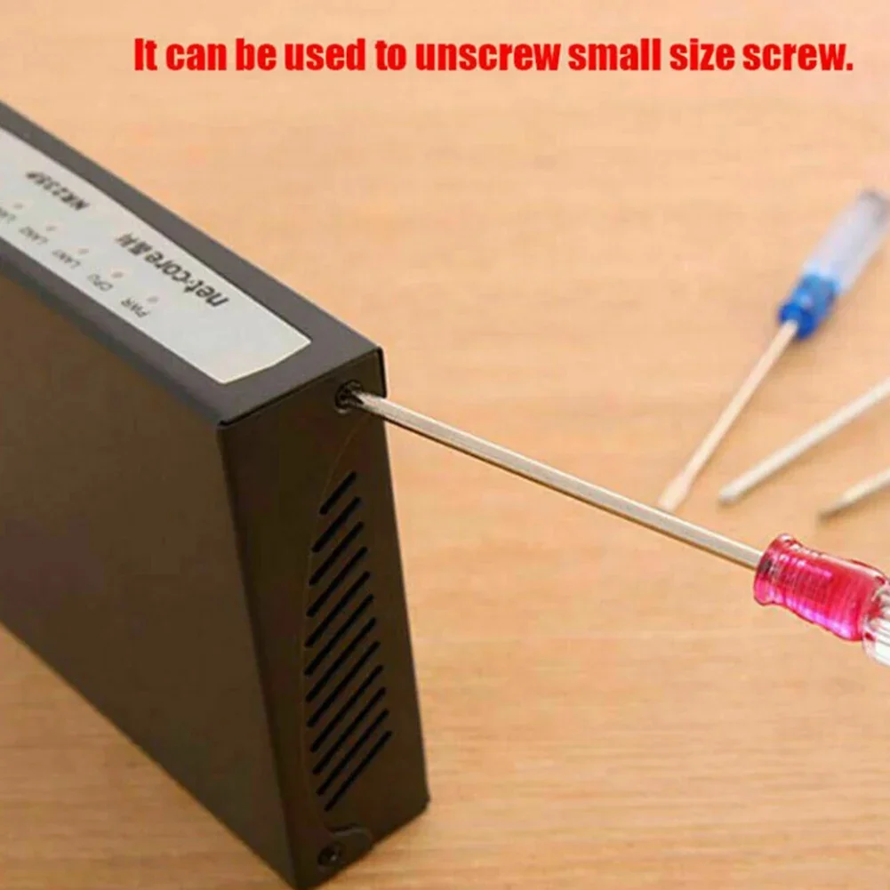 High Quality Precision Screwdriver Slotted Screwdriver Plastic 130mm Length 3mm Diameter Cross Screwdriver Housing