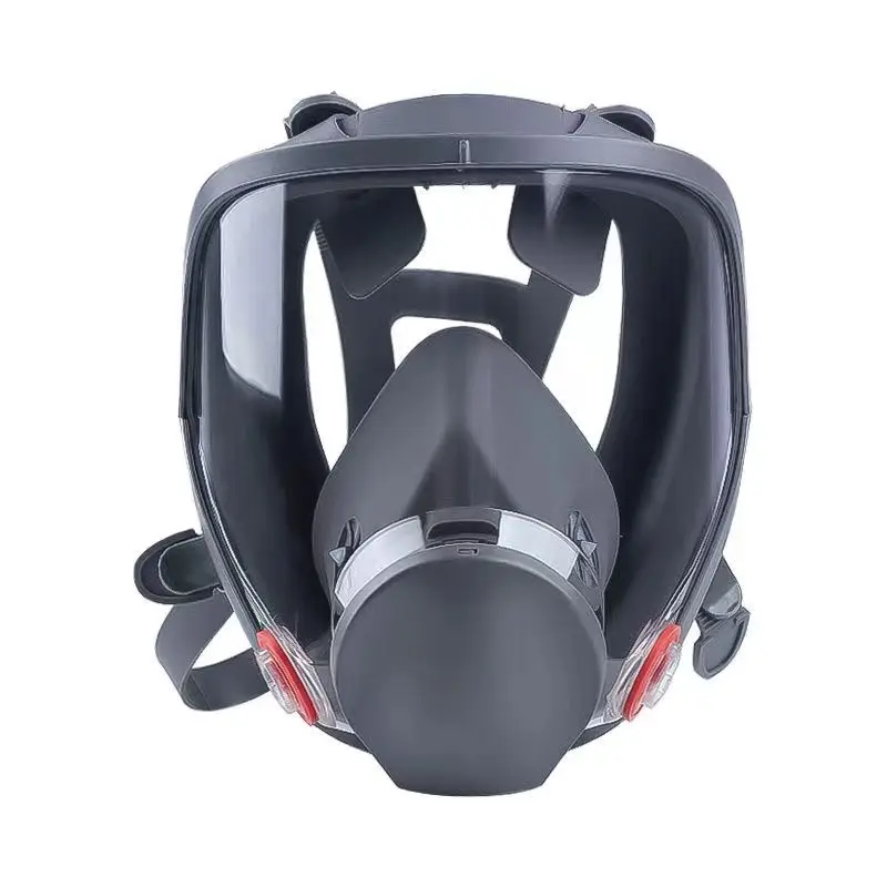 

1pc 6800 mask or 17in1 Painting Spray Gas Mask Organic Vapors Safety Reusable Full Face Mask Respirator Grey Medium