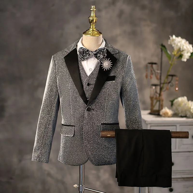 112 British style men's suit jacket, banquet dress, groom wedding suit