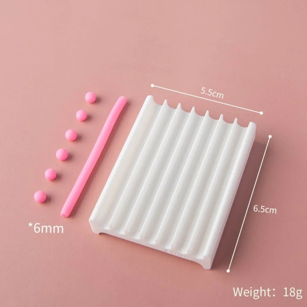 New 2-in-1 Clay Ball Maker Hand Rolling Mini Clay Ball Rolling Strip Mold Handmade Craft Supplies Soft Ceramic Clay Bead