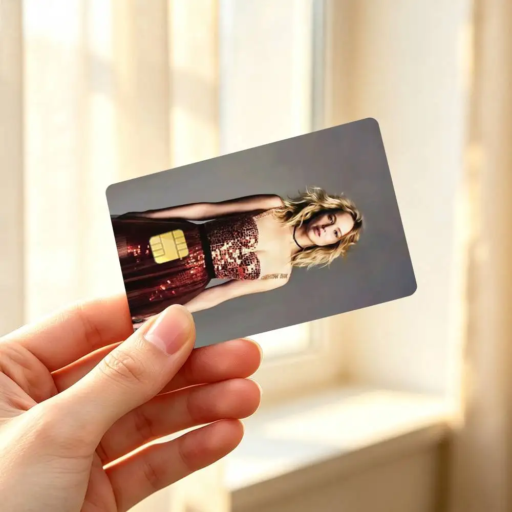 Jennifer Lawrence Credit Card HD Stickers Premium matte film effectively prevents fingerprints and daily abrasion.