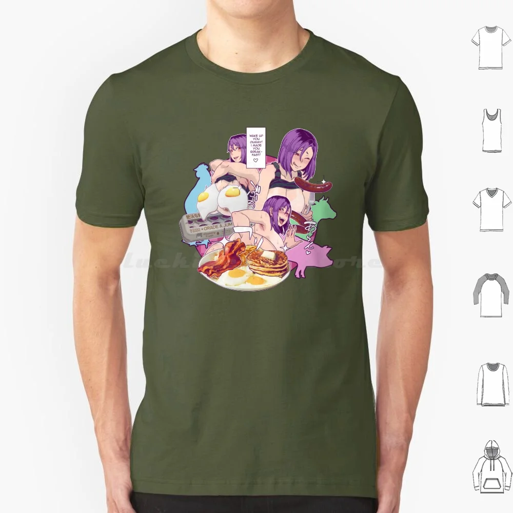 Special Breakfast 4 T Shirt Men Women Kids 6xl Hentai Manga Doujin Doujinshi Lewd Oppai Waifu Sexy Boobs Venombeasticorn