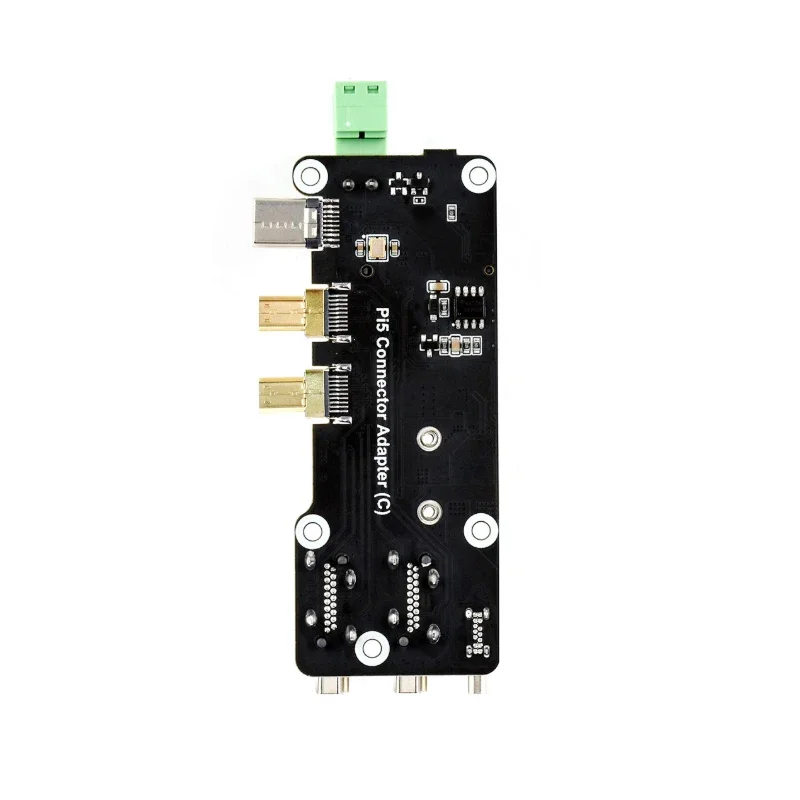PCIe to M.2 Multi-functional Adapter Board for Raspberry Pi 5 Supports Dual 4K Output Pi5 Connector Adapter