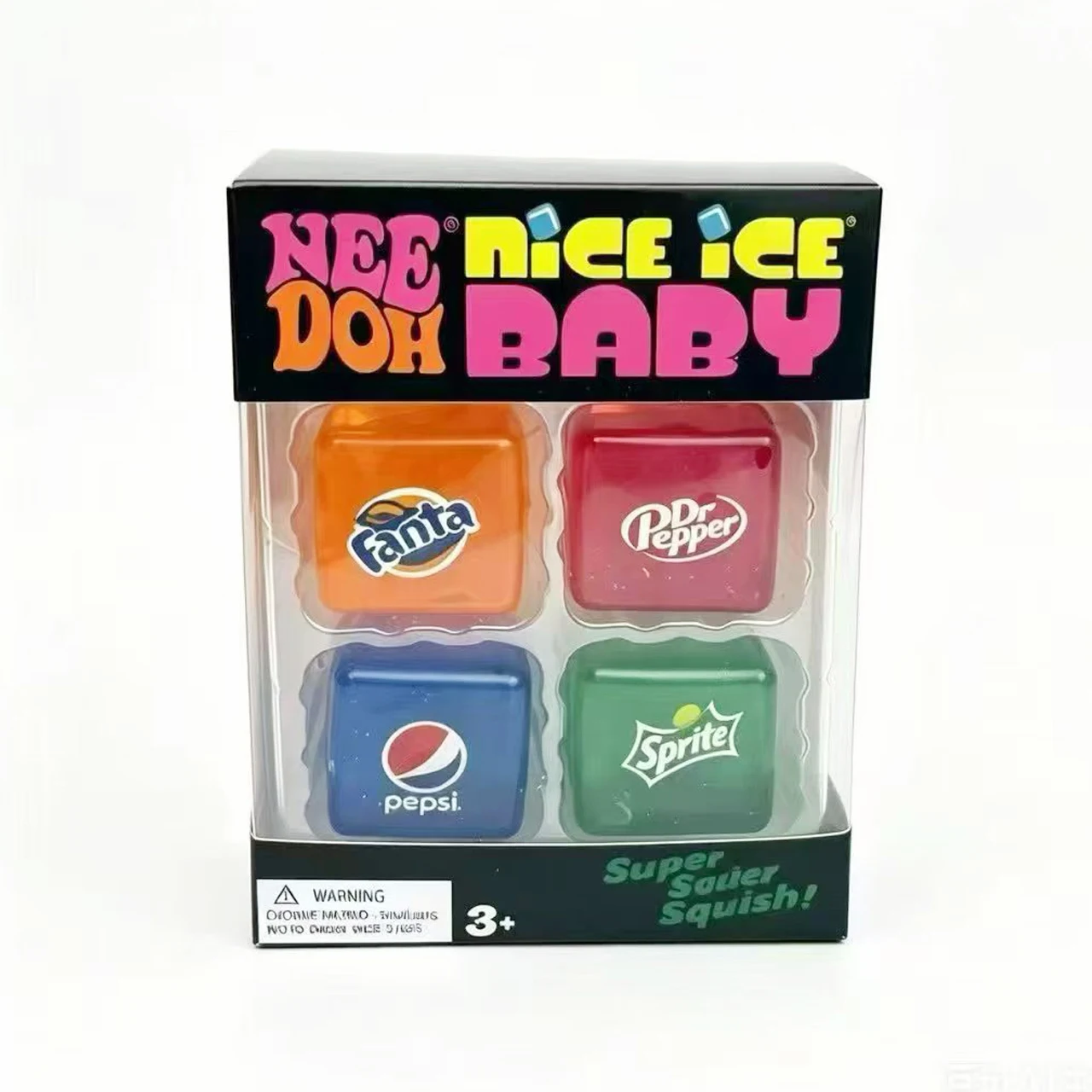 New Set /Squishy Needoh /Nice Cube Schylling /Sensory Stress Reliever Fidget Tool Toy Anxiety Focus Sensory Cube Adults Kid Gift view 4