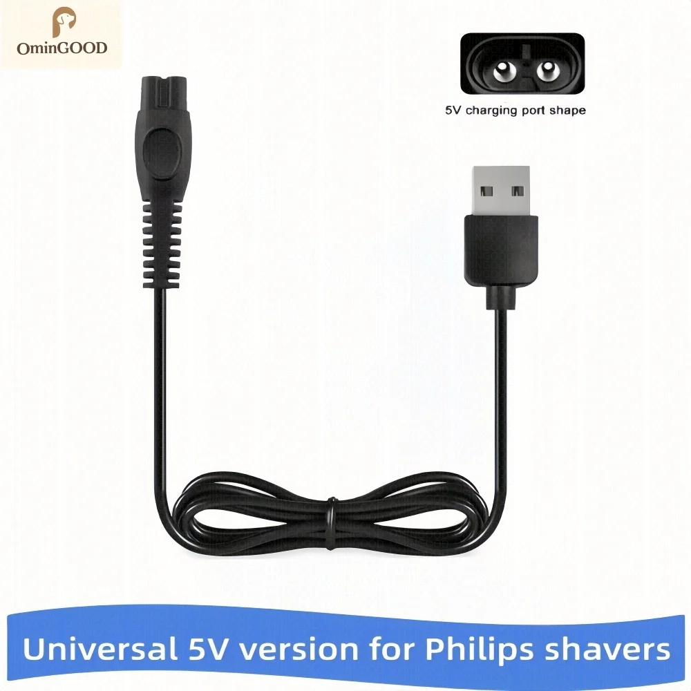 NEW for Philips Shaver Charger Cable | Fits MG9520/50 MG7910/49 MG5910/49 PQ888 PQ889 S1112 S1118 QP2724/90 QP2834/70 S2313 X