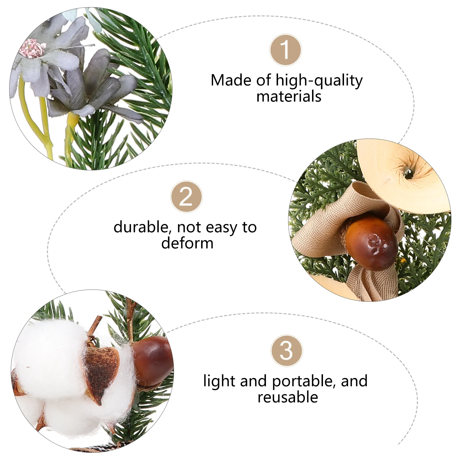 

5Pcs Christmas Tree Ornaments Miniature Landscape Party Supplies Home Party Decor Xmas Adornment Table Ornament Small Christmas