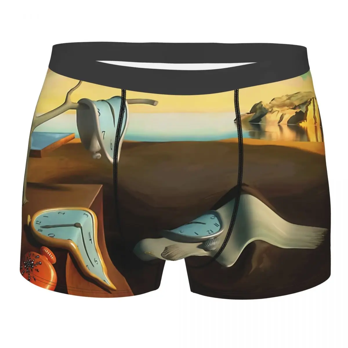 

На заказ The Persistence Of Memory от Salvador Dali, боксеры, шорты, мужские часы, сюрреализм, художественные трусы, нижнее белье, модные трусы