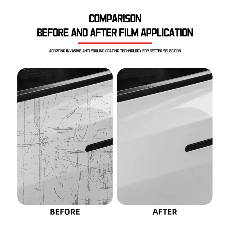 For Tesla Model Y Juniper 2026+ PPF TPU Transparent Body Accessories Styling Pre-Cut Paint Protection Film Car Clear Kit Sticker