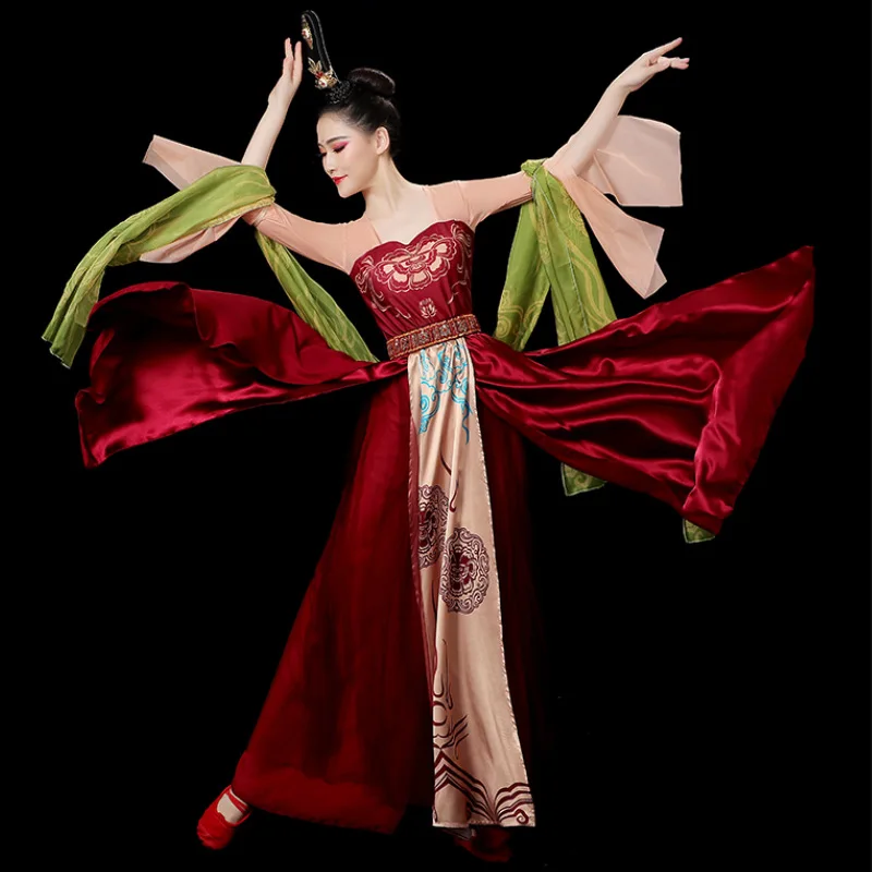 

Cosplay Costume Chinese Classical Costume Retro Elegant Fairy Hanfu Dance Ancient Traditional Tang Dynasty Folk Dance Costumes