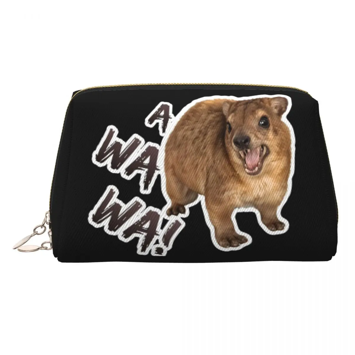 

Awawawa Angry Screaming Rock Hyrax женские косметички дорожный органайзер для макияжа сумка для хранения туалетных принадлежностей Dopp Kit Case