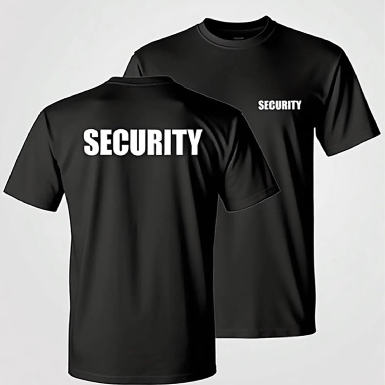 Security Themed T-shirt with The Word 