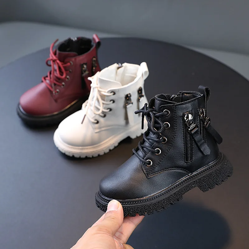 

Winter Children Casual Shoes Autumn Boots Boys Shoes Fashion Soft Anti Slip Girls Boots 21-30 Sport Running Shoes Outdoor Boots