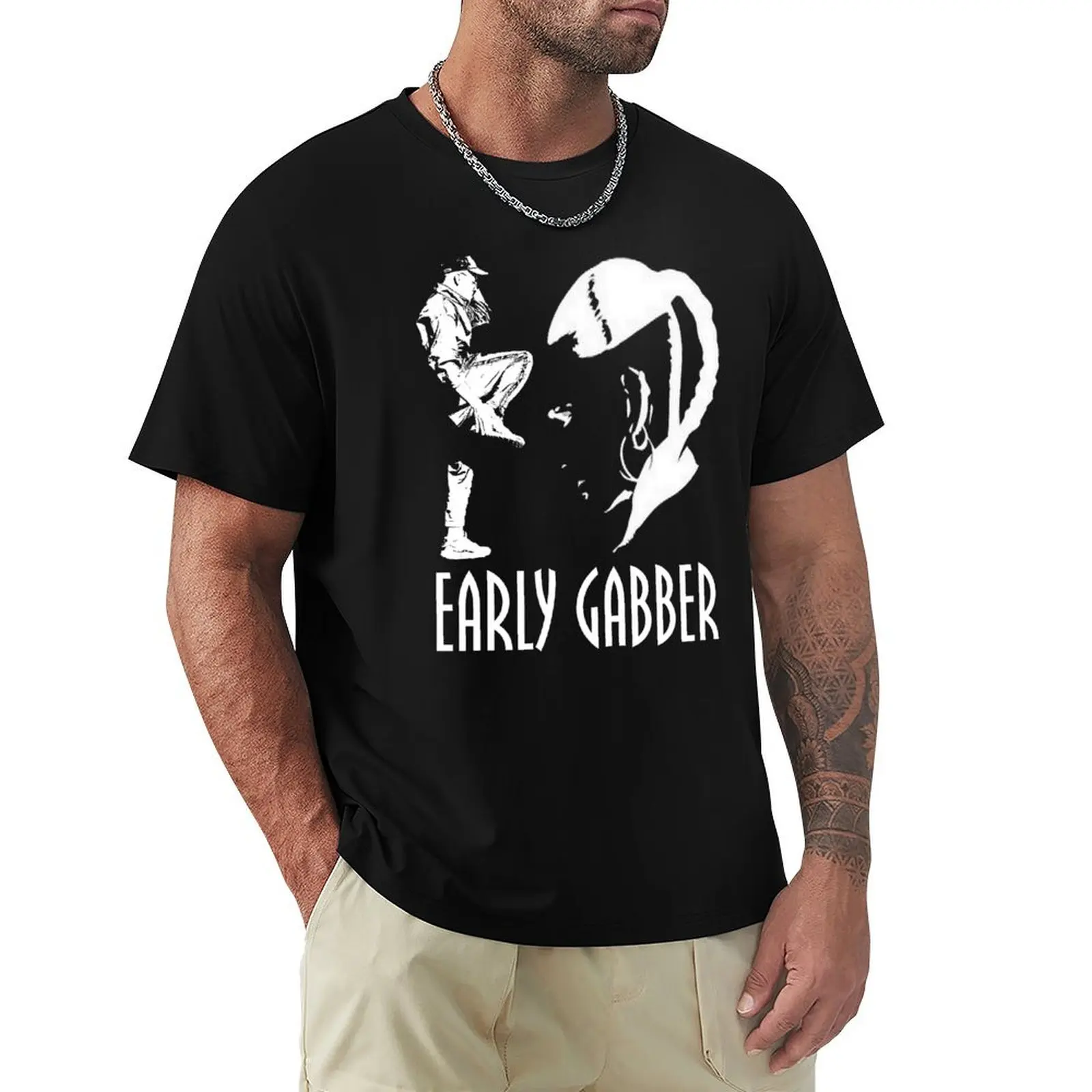 Early Gabber Style T-Shirt t shirts cotton 100% T-Shirt