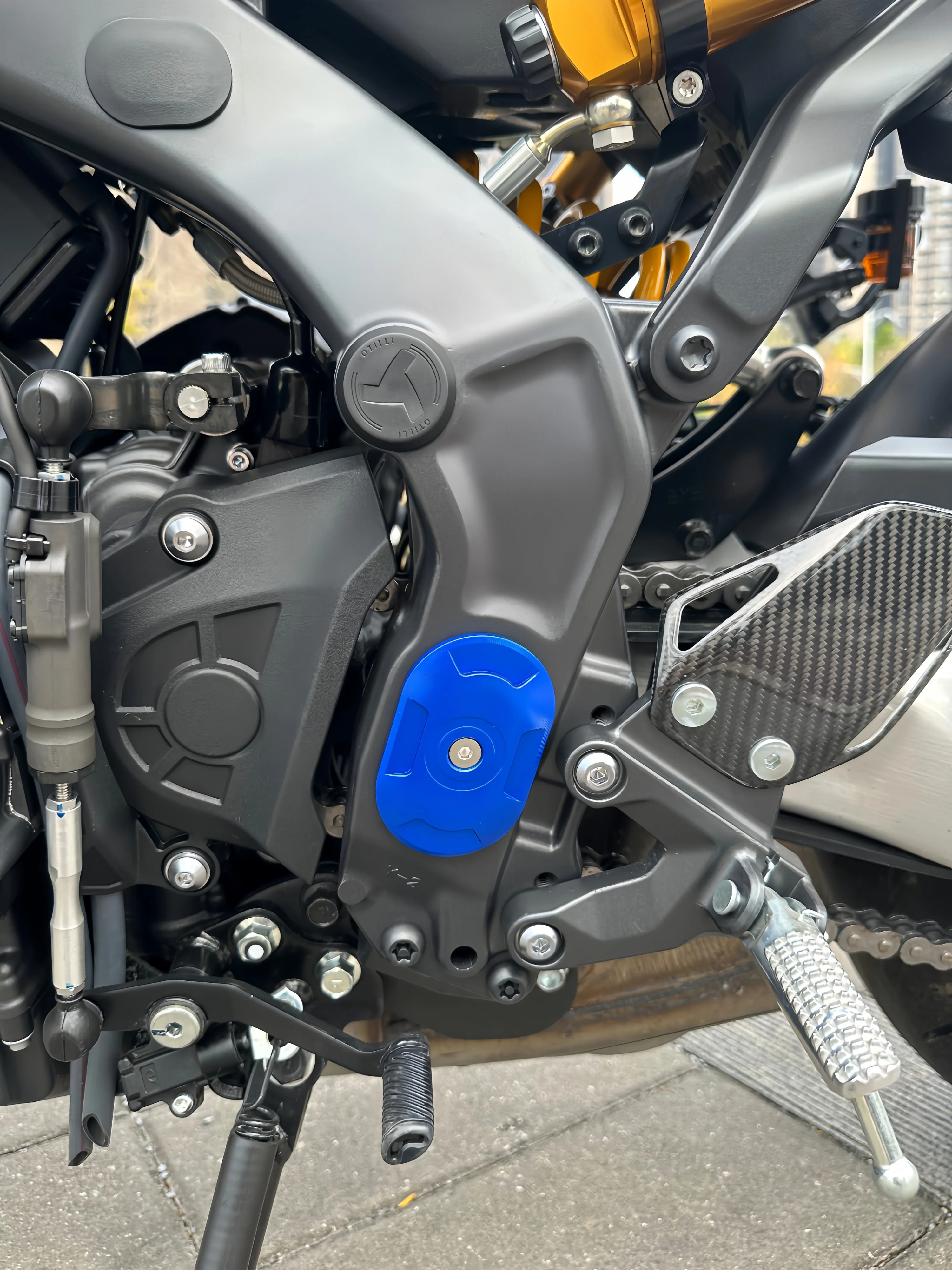 For YAMAHA MT-09 MT09 MT 09 SP 2021-2026 Tracer9 Tracer 9 GT Y-AMT XSR900 XSR900 GP Motorcycle Frame Hole Cover Caps Plug