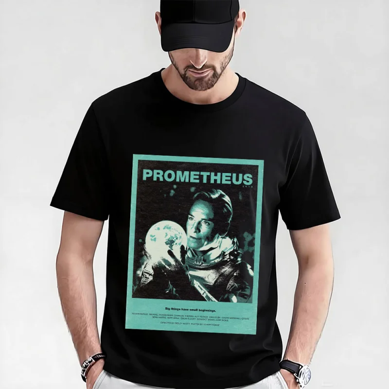 

Retro Horror movie Alien Sic-Fi Gift T-Shirt Weyland Xenomorphe Graphic clothes 0320 Large size tops S-6XL 100% cotton print Tee