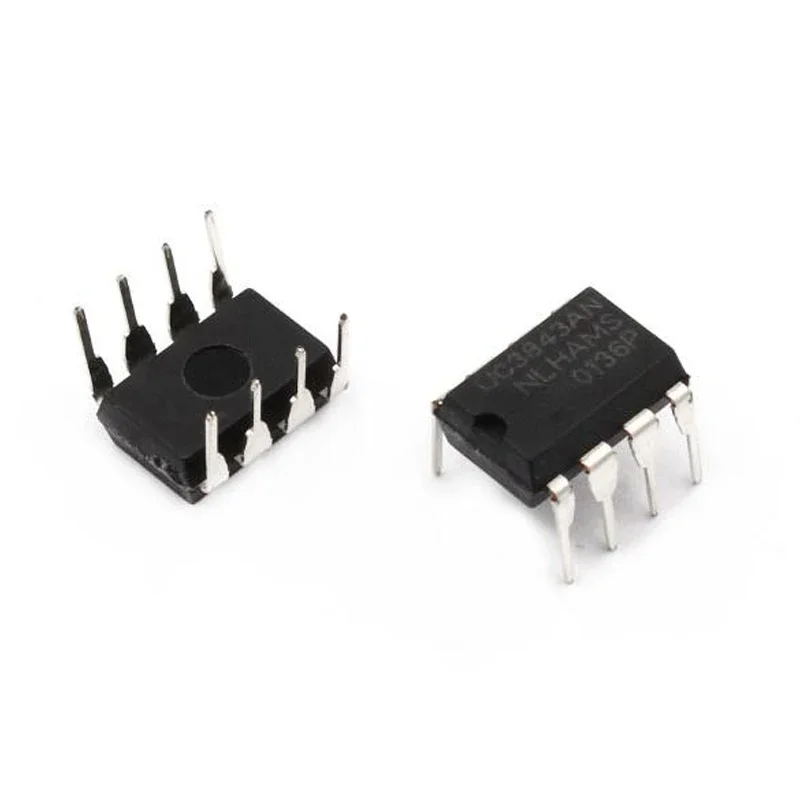 10-50PCS UC3843B UC3843 DIP8 UC3843BN 3843 UC3843AN DIP-8 AC-DC controller and regulator Current mode PWM modulation controller