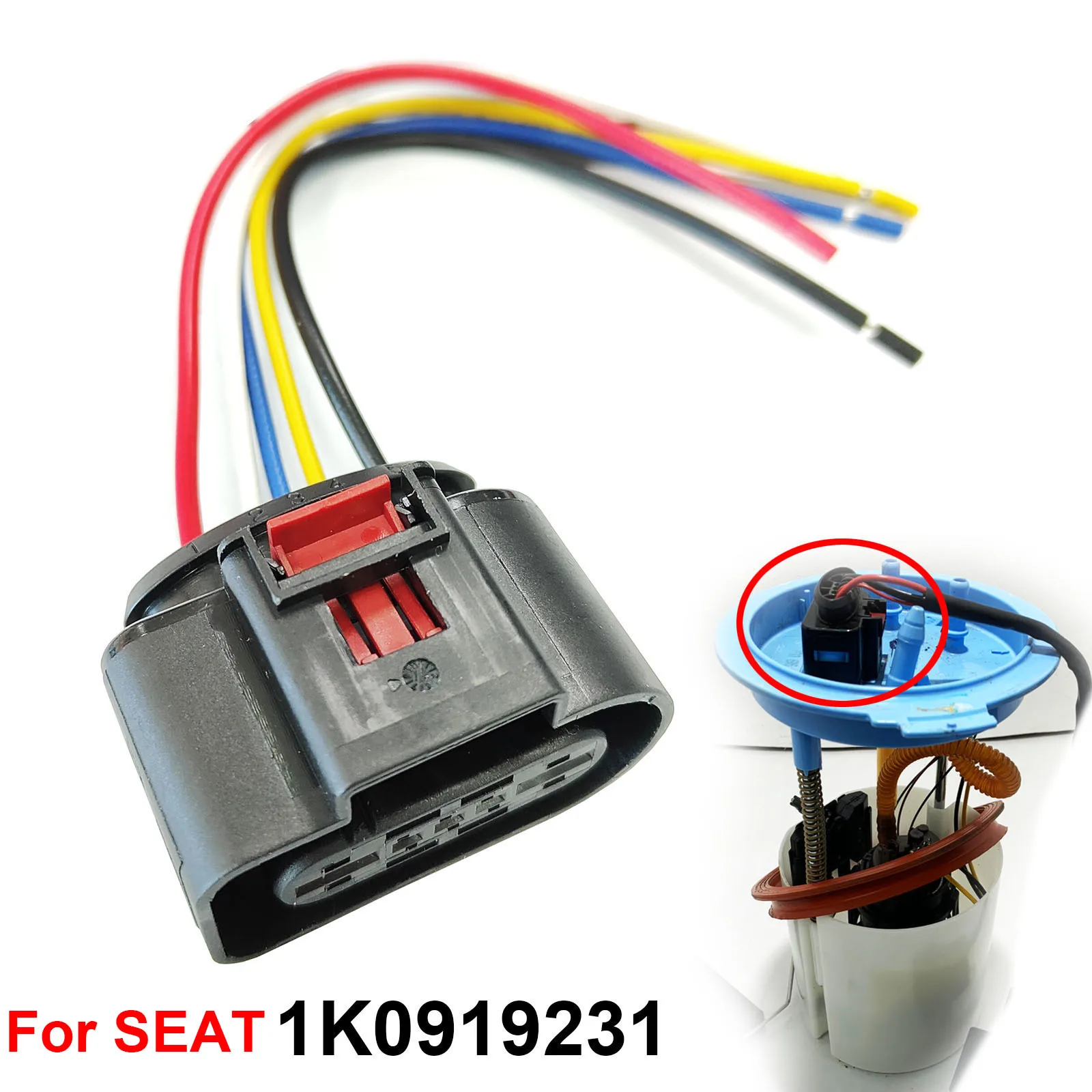 

1К 0919231 Для SEAT Altea Arona Ibiza Leon Tarraco Toledo Formentor топливный насос модуль управления передатчиком жгут проводов разъем ткацкого станка