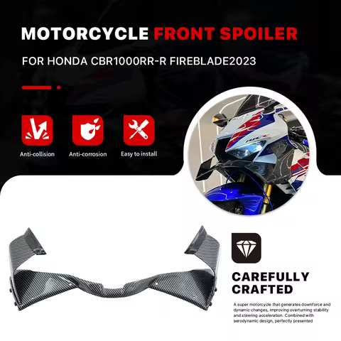 Motorcycle Front Fairing Decorative Wing Air Deflector For HONDA CBR1000RR-R FIREBLADE 2020-2023 GP Side Winglet Air Spoiler