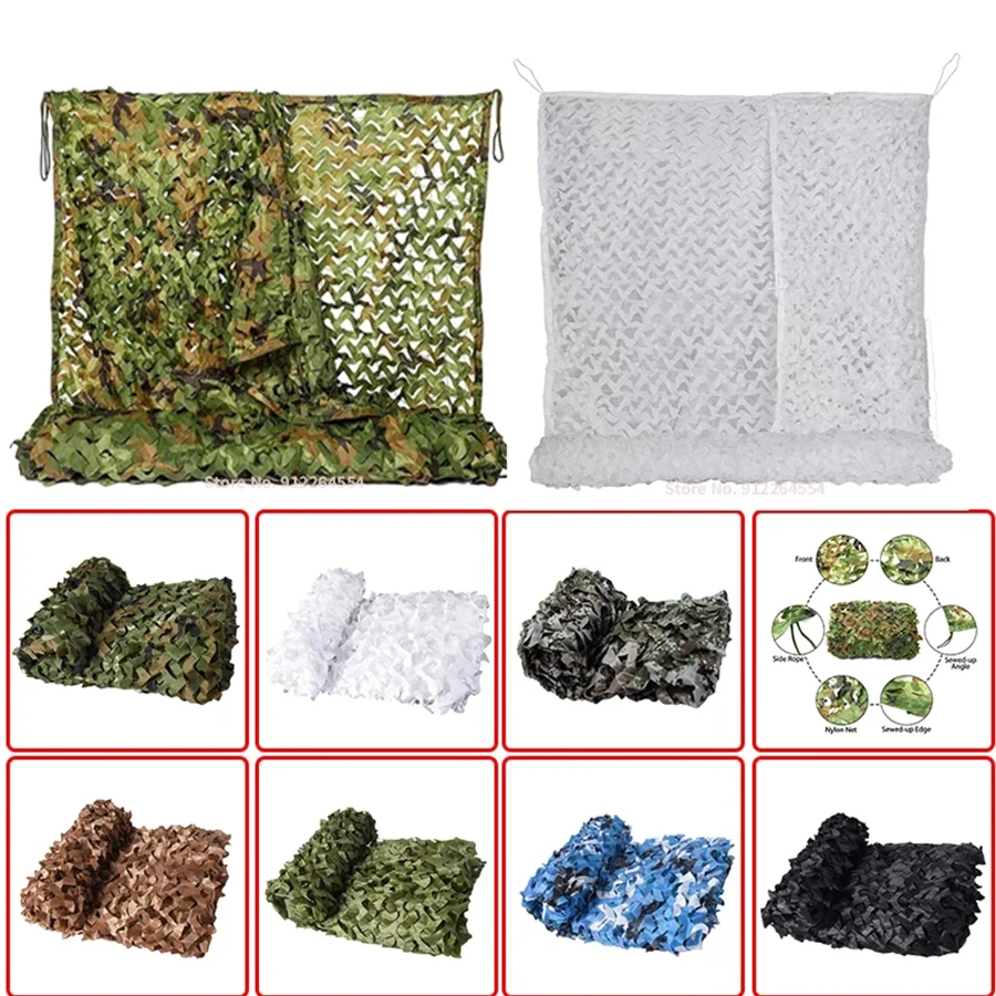 Camouflage mesh mesh hunting sunshade camping shooting military themed holiday decoration