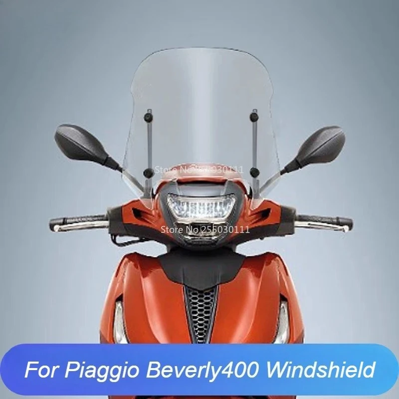 For  Piaggio Beverly400 Bv400  Motorcycle Windshield Modified Windshield Modified Front Windshield   Beverly 400  Bv 400