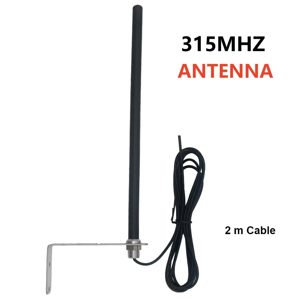 Imagem -04 - Antena Externa para Eletrodomésticos Gate Garage Door para 315mhz Garage Controle Remoto Signal Enhancement Antenna Booster