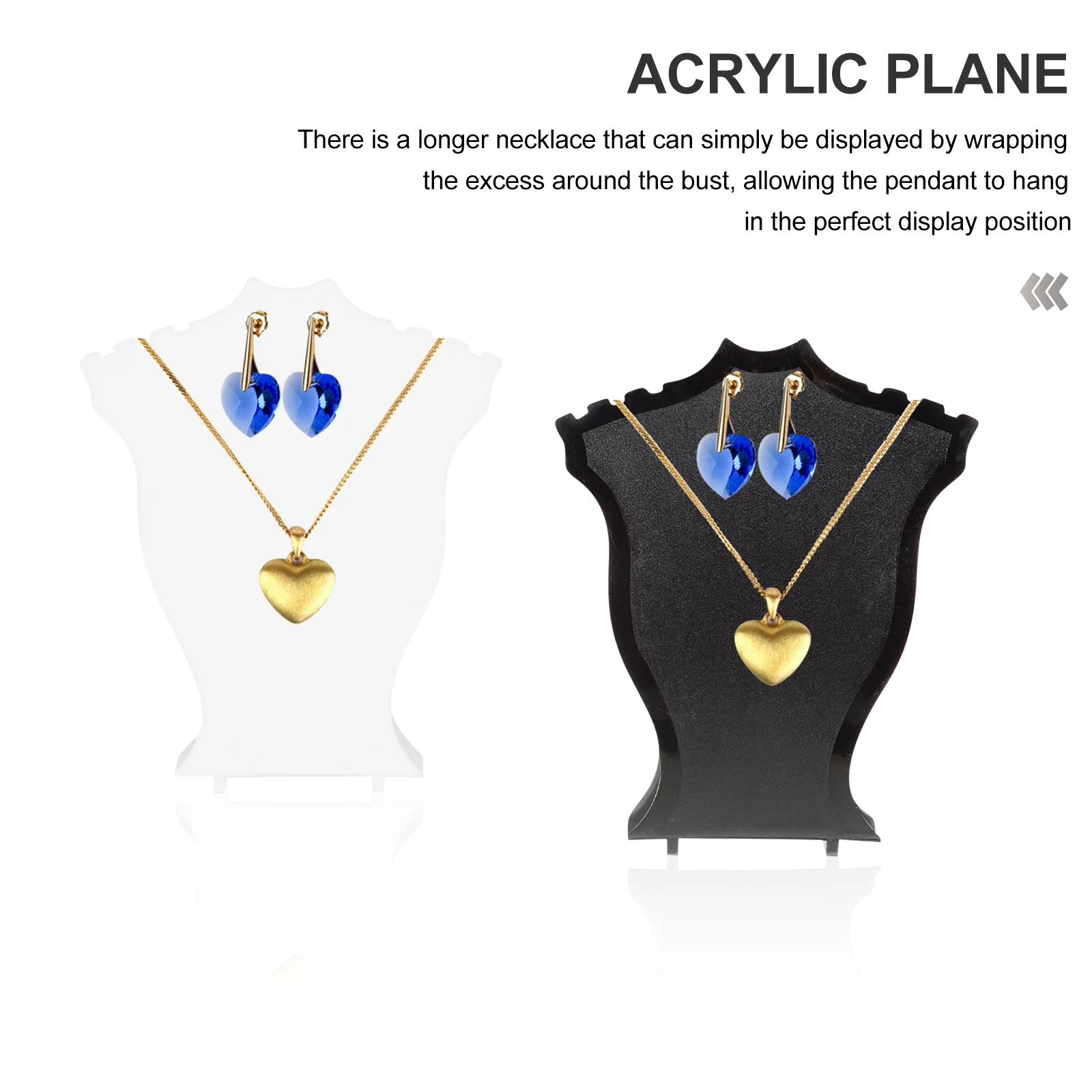 

Jewelry Display Stand Holder Necklace Bust Earrings Jewellery for Necklaces Hand