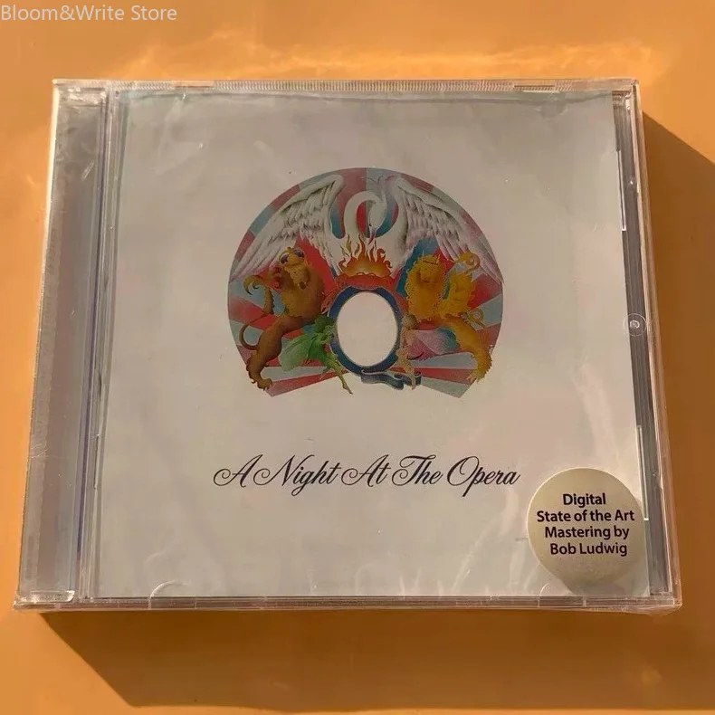 Álbum en CD de la banda de rock clásica 《A Night At The Opera》, música de Bohemian Rhapsody, discos de música, bandas sonoras para coche, colección de música para fiestas