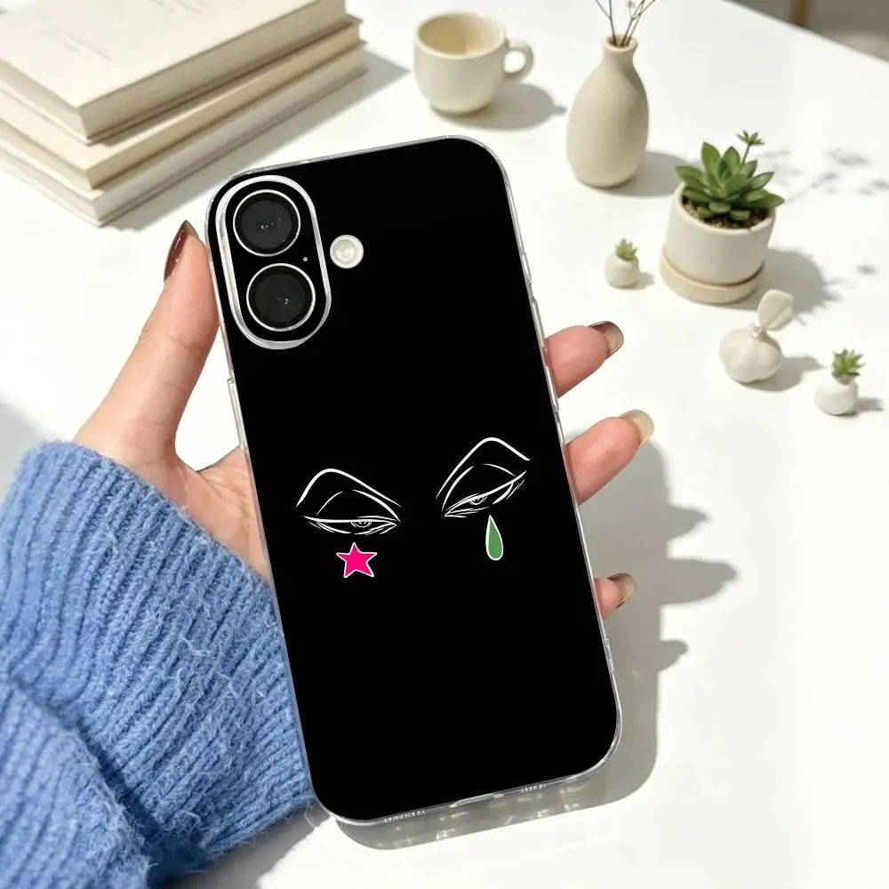 Hunter  Hunter Hisoka  Phone Case For iPhone 17 16 15 14 13 12 11 Mini Pro Max Plus Transparent Cover Gift
