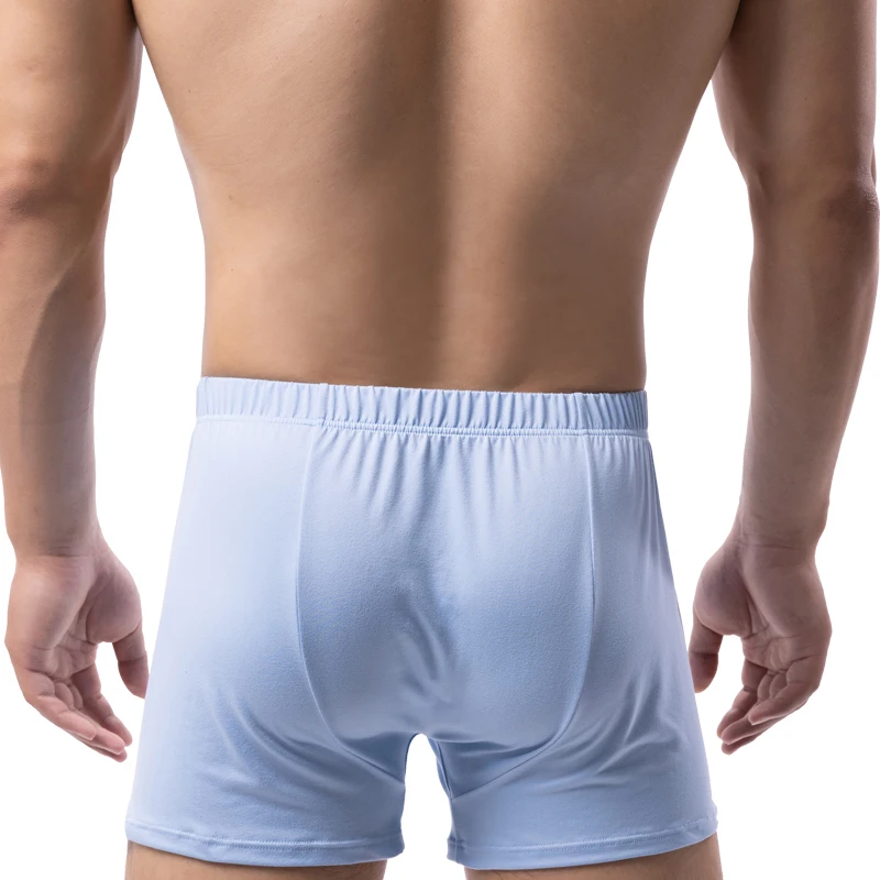 Modal Men's Boxer Briefs for Home Use, Breathable and Loose-Fitting, Comfortable and Sweat-Absorbent