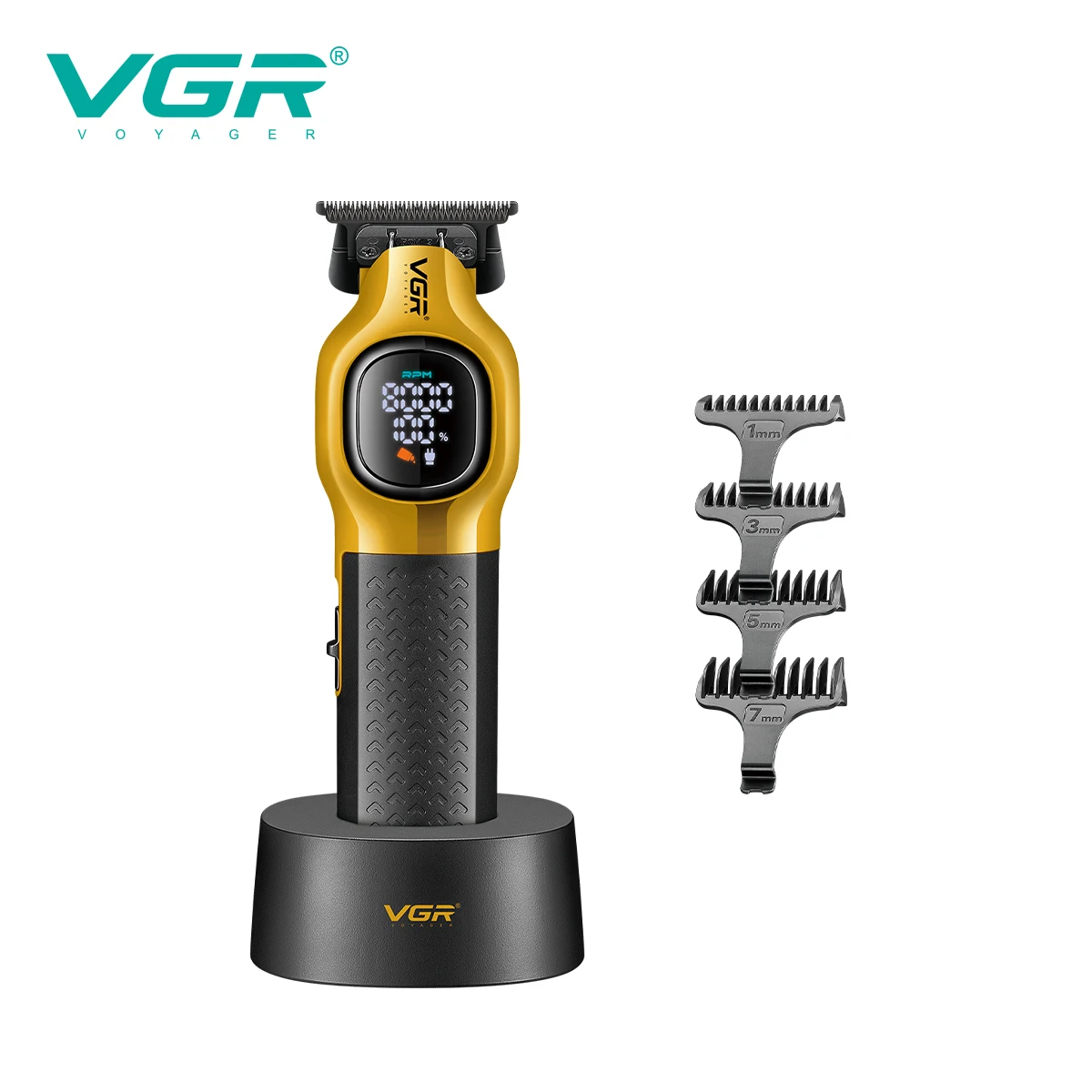 

VGR Clipper Charging Base 8000Rpm Trimmer Professional Barber Rechargeable Hair Trimmer Machine For Man 41